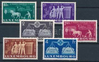 Luxemburg 1951 Mi 478-483 (Mi EUR min. 110.-) (Mi 480 betapadás / gum disturbance)