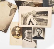 cca 1920-1935 Kovács "Fuxi" János, a Ferencváros (Fradi, FTC) labdarúgó-csapata gyúrója, e...