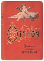 1894 Otthon. 1894. I. félév. Szépirodalmi folyóirat. Szerk.: Hevesi József. hn., nyn., 3-581+5 p. Benne Kossuth Lajos halálhírével. Kiadói aranyozott egészvászon-kötés, kopott borítóval, sérült gerinccel, laza fűzéssel, kijáró lapokkal, megviselt állapotban.