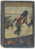 Swift Jonathán: Gulliver utazásai a törpék birodalmában és az óriások földjén. Bp., 1913, Athenaeum. Kiadói illusztrált egészvászon-kötés, kopott borítóval, sérült, kissé hiányos gerinccel.