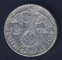 Német 3. Birodalom 1938A 2M Ag "Hindenburg" T:3 k