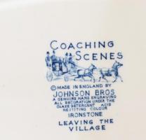 Johnson Bros kínáló, jelzett, kopással, 32x18,5 cm