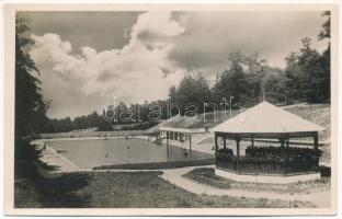 1942 Tatabánya, Magyar Általános Kőszénbánya Rt. tatai bányászata, strandfürdő tisztviselők részére