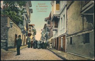 cca 1910 Kézdi-Kovács László festőművész, műkritikus autográf sorai, családjának Szalonikiből küldöt...