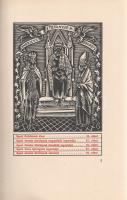 Magyar legendarium. Eredetiekből fordította Tormay Cecilia. Fametszetű képekkel Molnár C. Pál díszítette. Budapest, [1931]. Könyvbarátok Szövetsége (Királyi Magyar Egyetemi Nyomda). 134 + [2] p. Első kiadás. Könyvbarátok számára készült bibliofil kötet. A kétszínnyomású szövegoldalakkal nyomott oldalakon válogatás az Árpád-házi szentek legendáriumából, Tormay Cécile írónő válogatásában és fordításában, Molnár C. Pál egész oldalas és szövegközti fametszeteivel díszítve. Aranyozott, Molnár C. Pál aranyozott fametszetével illusztrált kiadói félpergamen kötésben. Szép példány.