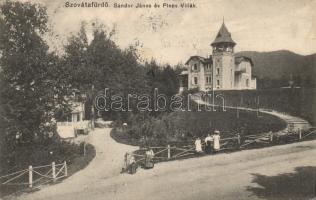 Szovátafürdő the villas of János Sándor and Pleps
