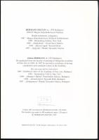 Hermann Zoltán kiállítási katalógus. Sorszámozott 357/400. Aláírt példány. Kiadói papírkötésben 16t
