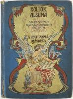 Költők albuma. Jelenkori magyar költők verseinek gyűjteménye. Szerk.: Radó Antal. Harminczöt magyar festőművész rajzaival. A Pesti Napló karácsonyi ajándéka előfizetőinek. Bp., é.n., Lampel Róbert (Wodianer F. és Fiai), 284 p. Negyedik, módosított és bővített kiadás. Szövegközi és egészoldalas, fekete-fehér képekkel illusztrálva. Kiadói szecessziós, aranyozott, dombornyomott, festett egészvászon-kötés, Gottermayer-kötés, festett lapélekkel, kopott borítóval, előzéklap nélkül