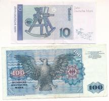 NSZK 1980. 100M + 1989. 10M T:F
GFR 1980. 100 Mark + 1989. 10 Mark C:F