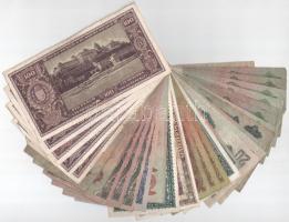 33db-os Pengő bankjegyből álló tétel T:F,VG