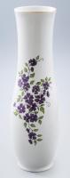 Zsolnay virágmintás váza. Jelzett, hibátlan, m: 25 cm