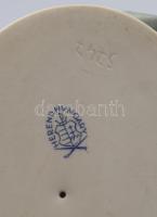 Herendi halon lovagló puttó, kézzel festett, jelzett porcelán figura hibátlan állapotban, m: 12 cm