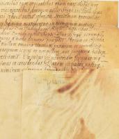 1616 Bethlen Gábor erdélyi fejedelem adománylevele sepsiszentgyörgyi Géczy István marosszéki jobbágy...