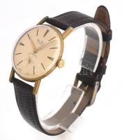 MuDu vintage kézi felhúzós 17 köves karóra. Számlapon kis kopással bőr szíjjal, működő, jó állapotba...