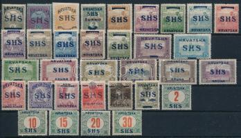 SHS 1918 33 klf bélyeg Bodor vizsgálójellel (8.650)