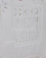 Schmidt Viktor és Fiai Budapest kúrapohár. Jelzett, hibátlan, m: 10 cm