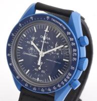 Omega X Swatch - Moonswatch - Mission to Neptune SO33N100 férfi karóra. Újszerű, hordatlan, működik, leírással, garanciával, díszdobozban.