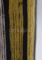 Illés Sándor: Retró váza, mázas kerámia, j.n. hibátlan, m: 38 cm