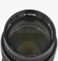 cca 1965-1975 Asahi Pentax Spotmatic japán gyártmányú fényképezőgép, 35mm filmformátum, Super-Takuma...