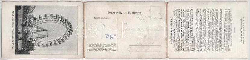 Wien, Vienna, Bécs; Gruss vom Wiener Riesenrade im Prater, Fernsicht über Wien vom Riesenrade / view...