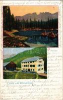 1906 Nova Levante, Welschnofen (Südtirol); Lago di Carezza, hotel and restaurant / Karersee, Gasthof zum Rössl (EK)