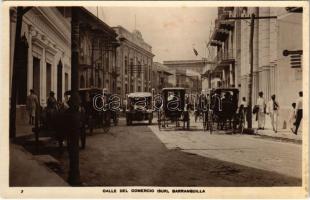 Barranquilla, Calle del Comercio / street, automobiles