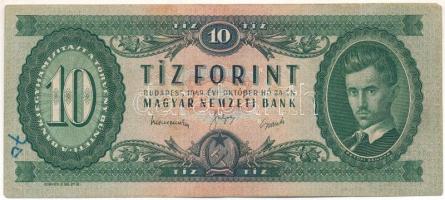 1949. 10Ft A 785 097418 T:F Hungary 1949. 10 Forint A 785 097418 C:F Adamo F3