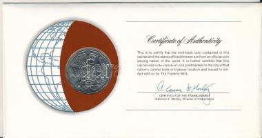 Ausztrália 1978. 50c Cu-Ni "Nemzetek pénzérméi" felbélyegzett borítékban, bélyegzéssel T:U...