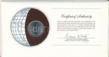 Málta 1972. 10c Cu-Ni "Nemzetek pénzérméi" felbélyegzett borítékban, bélyegzéssel T:UNC 
...