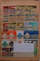 320 db gyufacímke berakóban, sok sorozattal