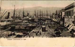 1906 Izmir, Smyrne; Mouvement du Port / ships (Rb)