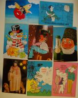 271 db újévi, névnapi és humoros képeslap
