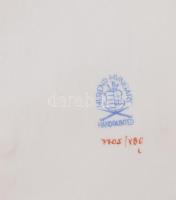 Herendi VBO mintás ékszeres tálka. Jelzet, hibátlan, 14x9,5 cm