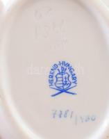 Herendi VBO mintás ékszeres tálka.Jelzett, hibátlan, 9,5x7,5 cm