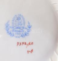 Herendi Rothschild mintás fonatos kosárka kínáló. Jelzett, hibátlan, d: 12 cm, m: 4,5 cm