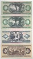 1969. 10Ft + 1975. 10Ft + 1980. 20Ft + 1986. 50Ft T:XF-F szép papír