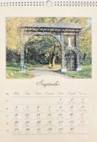 2000 Gödöllői millenniumi képes naptár, Gödöllőt ábrázoló illusztrációkkal