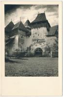 Szászfehéregyháza, Deutsch-Weisskirch, Deutsch-Weißkirch, Viscri; Die Kirchenburg / Cetatea bisericei din Viscri / Evangélikus erődtemplom / Lutheran castle church. Foto orig. J. Fischer 1941.