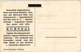 Andermatt, Central Hotel Fedier, Münchner Bierhalle (EK)