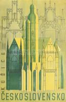 cca 1970-1980 3 db csehszlovák témájú plakát, változó állapotban, az egyik foltos, 92x62 és 91x64 cm...