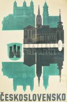 cca 1970-1980 3 db csehszlovák témájú plakát, változó állapotban, az egyik foltos, 92x62 és 91x64 cm...