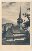 Borsa, Borscha (Máramaros); Régi ortodox fatemplom / Biserica veche / Alte Holzkirche / wooden Orthodox church. Foto orig. J. Fischer 1938.