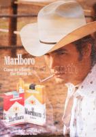 cca 1980 Seegram's Extra Dry Gin plakát + Marlboro cigaretta plakát, 2 db reklám plakát, az utó...