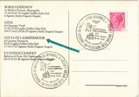 1976 Arena di Verona, 54o Festival dell'Opera: Boris Godunov, Aida, Lucia di Lammermoor, Lo Sch...