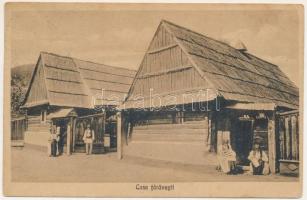 Szelistye, Salistea Sibiului, Saliste; Case taranesti / Erdélyi folklór / Transylvanian folklore (fl)