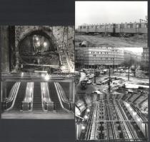 1962 és 1992 között készült felvételek Budapesten, a metró építkezéssel összefüggésben (városképek, ...