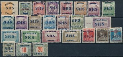 SHS 1918 25 klf bélyeg Bodor vizsgálójellel (3.600)