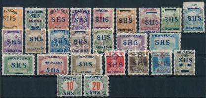 SHS 1918 25 klf bélyeg Bodor vizsgálójellel (3.550)