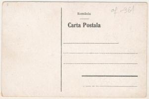 Déva, Deva; Piata Unirii / Egyesülés tér, piac, Diamantstein Jakab üzlete, bank / square, market, sh...