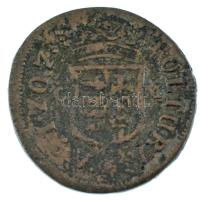 1707C-M Rézpoltúra "II. Rákóczi Ferenc" Kassa (3,20g) T:XF,VF patina Hungary 1707C-M Poltu...
